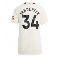 Manchester United Donny van de Beek #34 Tredje Tröja Kvinnor 2023-24 Korta ärmar